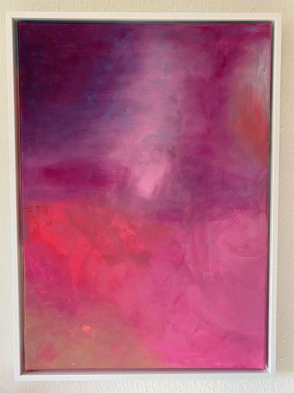 50 x 70 cm, gerahmt